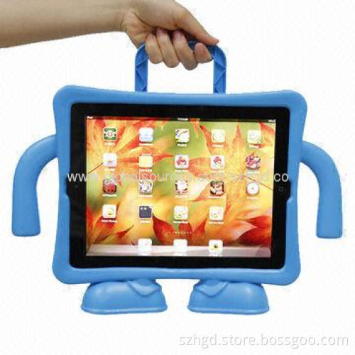 Kids' Case for iPad 2/3/4 with Handle and Stand Design, Free Standing, Customized Logos Welcomed